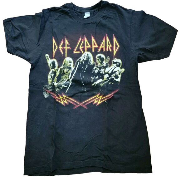 Def Leppard 2009 Summer Tour Rock‎ Concert T- SHIRT Size Unisex Small Black - Picture 1 of 6